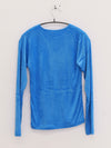 BASERANGE OMO LONG SLEEVE TEE French BAS-TTOL-VE-AU25-ZINN BLUE